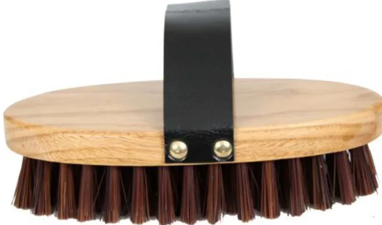 ovpdMIur_0.webp Clearance SHILOH STABLES TACK Cowboy Brush with Hand Strap Brown