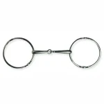 Fashion PARTRADE Metalab Single-Jointed Loose Ring Gag Bit Stainless Steel