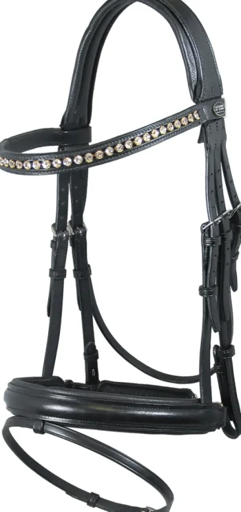 New GEM-PASSIER Passier® Fortuna Snaffle Bridle Black