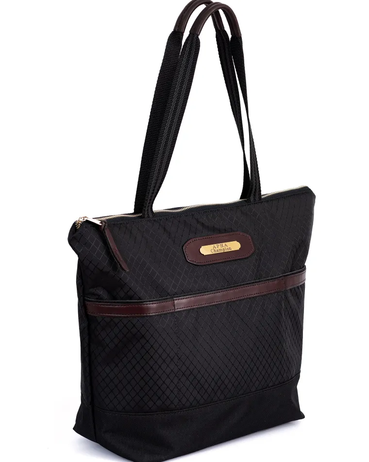 perris-champion-collection-tot-rWhiJoBp-3.webp Sale PERRIS LEATHER Perri’s® Champion Collection Tote With Nameplate Black