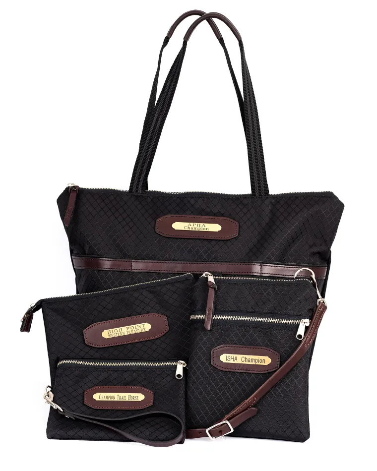 perris-champion-collection-tot-rWhiJoBp-6.webp Sale PERRIS LEATHER Perri’s® Champion Collection Tote With Nameplate Black