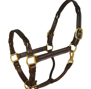 Hot PERRIS LEATHER Perri’s® Twisted Leather Halter Havana