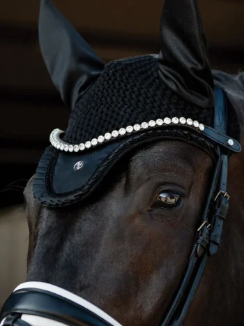 Discount PS OF SWEDEN Ruffle Ear Bonnet Black