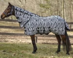 Clearance JPC EQUESTRIAN TuffRider® Comfy Plus Combo Neck Fly Sheet Zebra