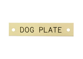 Best DOVER DROPSHIP Rectangular Dog Collar Nameplate
