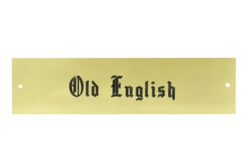 Online DOVER DROPSHIP Rectangular Halter Nameplate - 1 Or 2 Lines