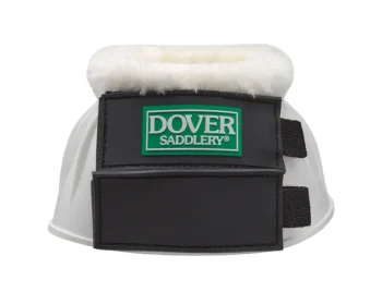 New S.K. INTERNATIONAL Rider's International™ PVC Hook-and-Loop Bell Boots With Fleece