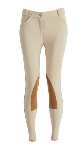 Sale S.K. EXPORTS Riding Sport™ Ladies’ Competition Knee-Patch Breech Tan