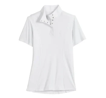New KIRSCH Riding Sport™ Ladies’ Essential Short Sleeve Show Shirt White