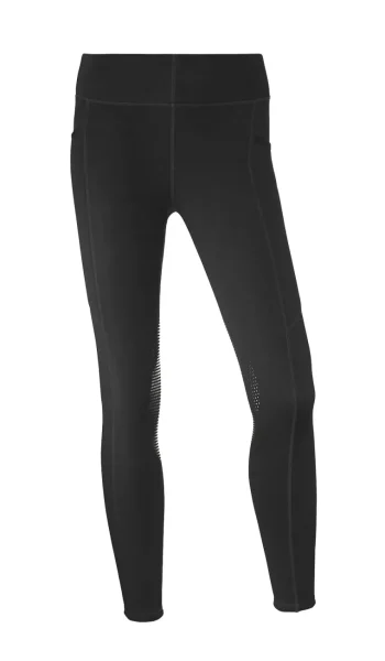 Hot KARAN LETEX Riding Sport™ Ladies’ Winter Knee-Patch Tight Black