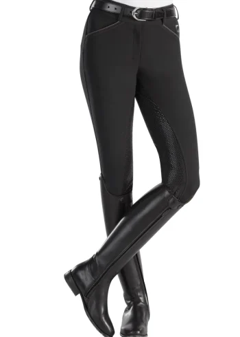 New SUPERHOUSE Riding Sport™ Ladies’ Synchrony Full-Seat Breech Black/Charcoal