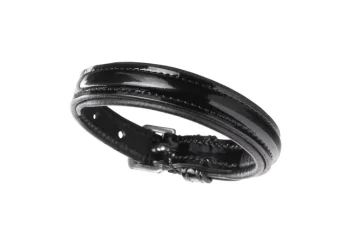 Sale HGE INT PVT LTD Riding Sport™ Patent Leather Browband Bracelet Black Patent/Black