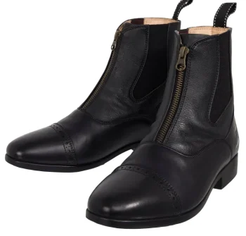 Sale S.K. SHOES AND BOOTS Riding Sport™ Ladies' Essential Leather Zip Paddock Boots