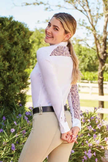 Discount RJ CLASSICS R.J. Classics Ladies’ Carly 37.5® Long Sleeve Show Shirt Purple Paisley