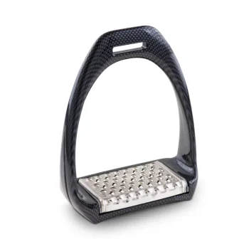 Best TOKLAT ORIGINALS Royal Rider Carbon Stirrups With Stainless Steel Pads Black
