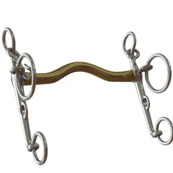 Clearance METLAR/NEUE SCHULE Neue Schule Slimma Show Pelham Bit - 14 mm mouth; 7 cm shanks