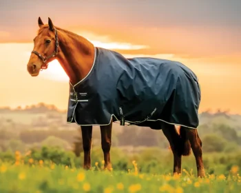 Clearance HORSEWARE ® Ireland Amigo® Ripstop 900D 200 Gram Standard Neck Turnout–Seasonal Color