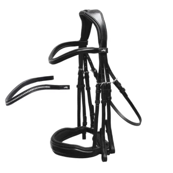 Online SCHOCKEMOEHLE N.A. Schockemöhle Milan Anatomical Double Bridle Black/Silver