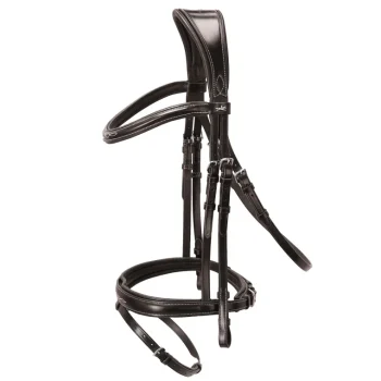 Sale SCHOCKEMOEHLE N.A. Schockemöhle Monza Fancy Stitched Bridle Dark Brown/Silver