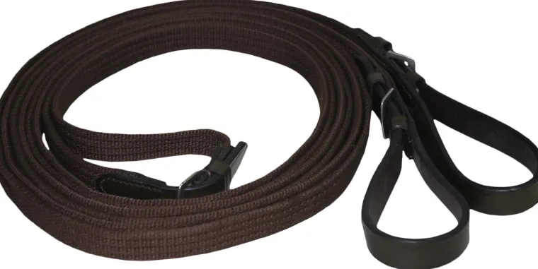 schockemhle-rolled-leather-rei-AvmEWEnw-1.webp Outlet SCHOCKEMOEHLE N.A. Schockemöhle Rolled Leather Reins With Hand Stops Black/Silver