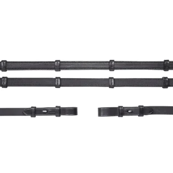 Online SCHOCKEMOEHLE N.A. Schockemöhle Rubber-Lined Reins Black