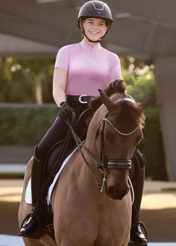 Discount SCHOCKEMOEHLE N.A. Schockemöhle Ladies’ SpPoppy Short-Sleeve Shirt