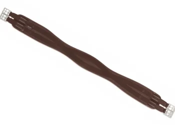 Fashion SHIRES EQUESTRIAN Shires Anti-Chafe Contour Girth With Elastic Brown