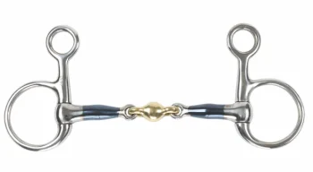 Online SHIRES EQUESTRIAN Shires Blue Sweet Iron Hanging Cheek Bit With Lozenge Stainless Steel