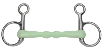 Outlet SHIRES EQUESTRIAN Shires EquiKind Mullen Hanging Cheek Snaffle Pale Green