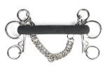 Fashion SHIRES EQUESTRIAN Shires Short Shank Rubber Mullen Mouth Pelham Bit Stainless Steel
