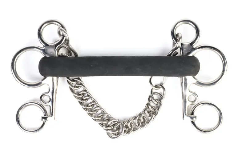 shires-short-shank-rubber-mull-ovdUNwZf-0.webp Fashion SHIRES EQUESTRIAN Shires Short Shank Rubber Mullen Mouth Pelham Bit Stainless Steel