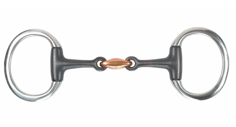 shires-sweet-iron-flat-ring-eg-KgOeYyfK-0.webp Outlet SHIRES EQUESTRIAN Shires Sweet Iron Flat Ring Eggbutt Bit With Lozenge Stainless Steel