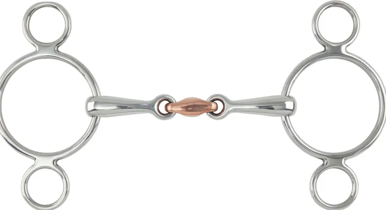 shires-two-ring-copper-lozenge-jyfdqKCC-0.webp Fashion SHIRES EQUESTRIAN Shires Two-Ring Copper Lozenge Gag Bit Stainless Steel