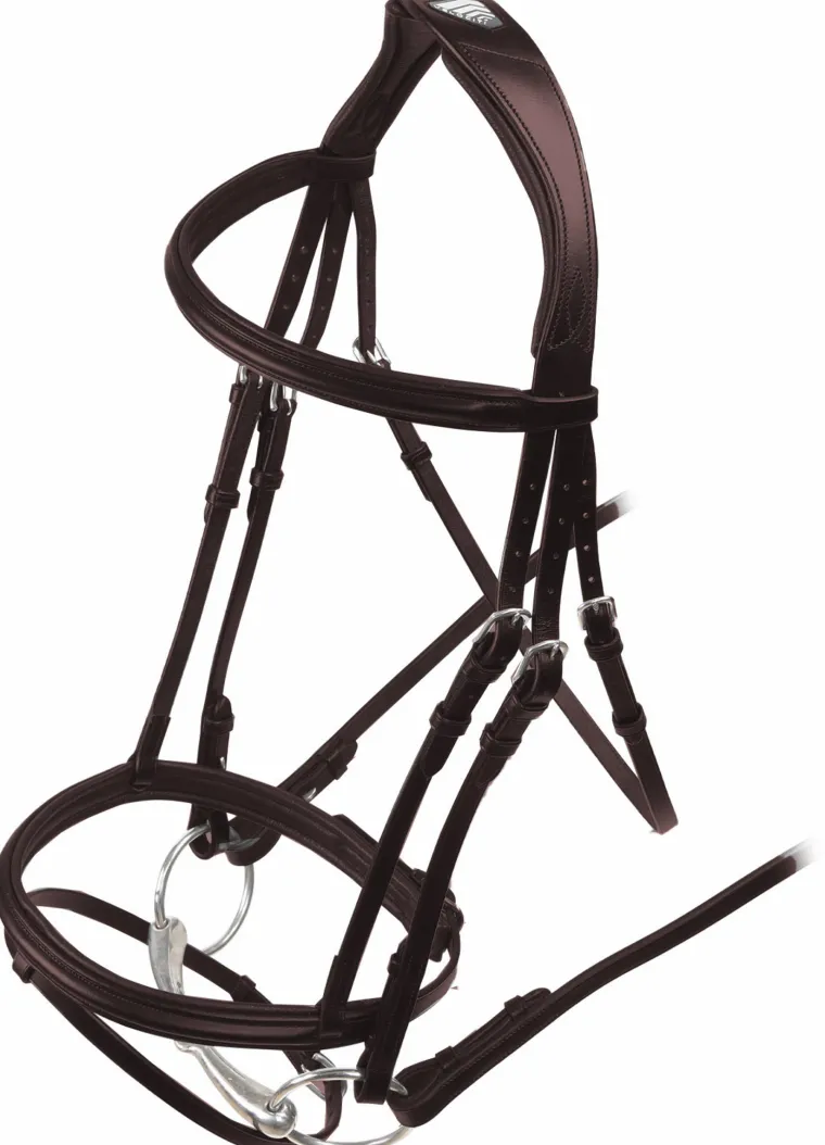 shires-velociti-rapida-padded-fseoiLiJ-1.webp New SHIRES EQUESTRIAN Shires Velociti Rapida Padded Raised Flash Bridle
