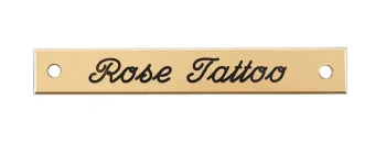 Best DOVER DROPSHIP Small Beveled Edge Halter Nameplate