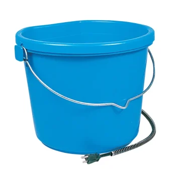 Discount ANIMAL HEALTH INT API® 20-Quart Heated Flatback Bucket Blue