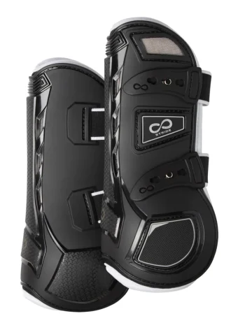 Online JONE SHOU INDUSTRIAL Stride™ Open-Front Tendon Boots Black