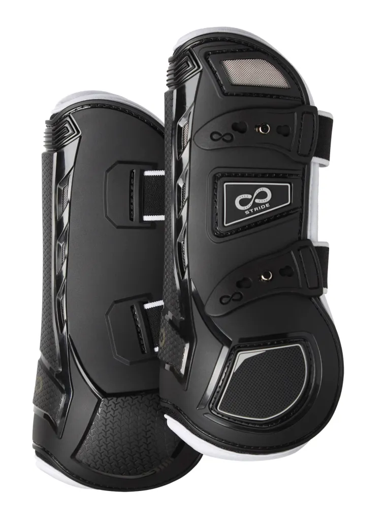 stride-open-front-tendon-boots-wjRCAfAR-1.webp Online JONE SHOU INDUSTRIAL Stride™ Open-Front Tendon Boots Black