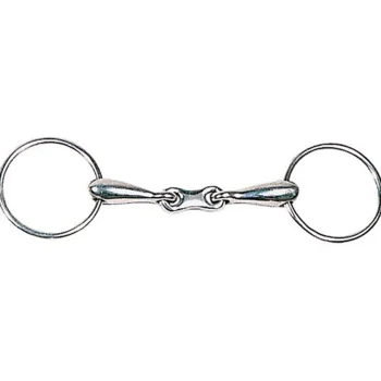 New KING YOUNG Suffolk™ French Link Loose Ring Bit