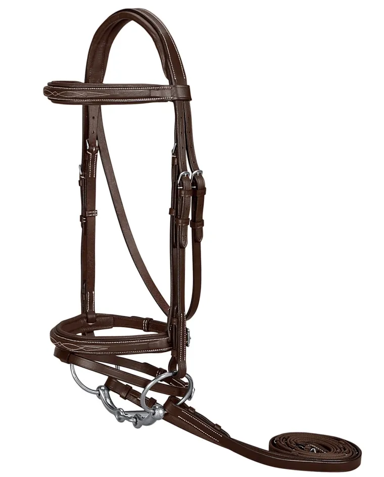 suffolk-single-crown-flash-bri-CQyBBhBH-0.webp Best KINGS INTERNATIONAL Suffolk™ Single Crown Flash Bridle Brown