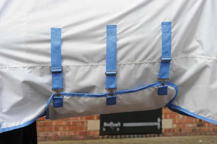 tJLqIyEB_2.webp Clearance WEATHERBEETA ® Sweet Itch Shield with Combo Neck White/Blue