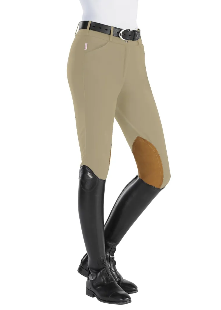the-tailored-sportsman-ladies-odbFwJlP-2.webp New TAILORED SPORTSMAN The ™ Ladies’ Techno Mid-Weight Clarino Knee-Patch Breech Tan/Tan