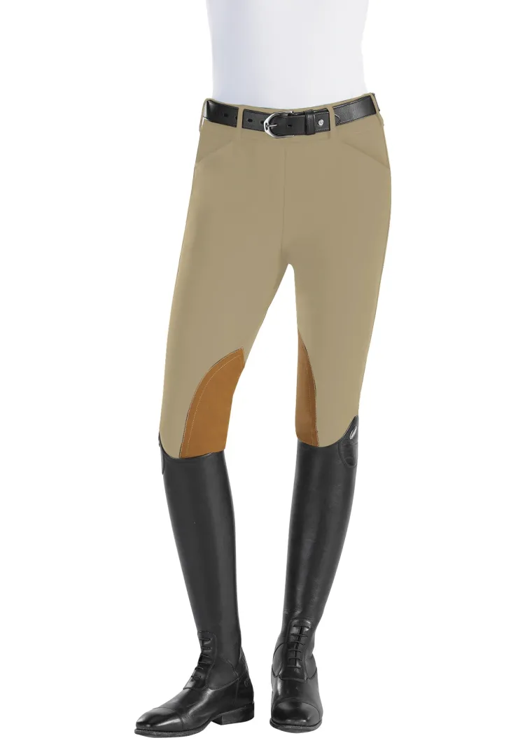 the-tailored-sportsman-ladies-qyKPiaig-0.webp Sale TAILORED SPORTSMAN The ™ Ladies’ Techno Lightweight Side-Zip Knee-Patch Breech Tan