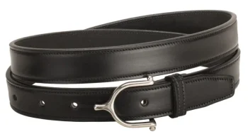 Online TORY LEATHER 1" Stitched Belt With Stainless Steel Spur Buckle