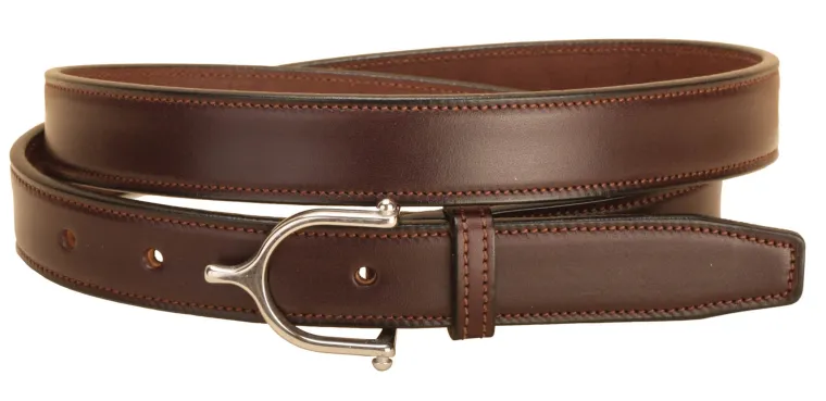 tory-leather-1-stitched-belt-w-OPaKuKot-1.webp Online TORY LEATHER 1" Stitched Belt With Stainless Steel Spur Buckle