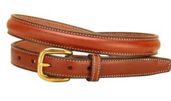 Discount TORY LEATHER 3/4" Raised Leather Belt