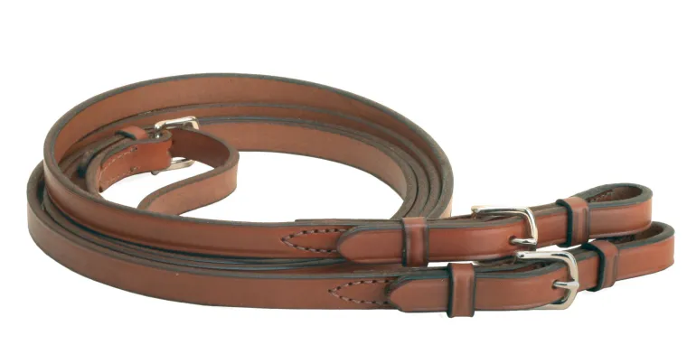 tory-leather-company-34-x-60-p-bNcMBiOO-0.webp Clearance TORY LEATHER Company 3/4" X 60" Plain Reins With Buckle Bit Ends