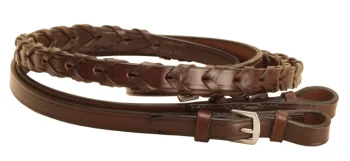 Sale TORY LEATHER Company 5/8" X 60" Laced Reins With Buckle Bit Ends