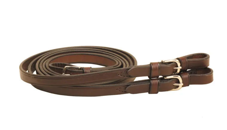 tory-leather-company-58-x-60-p-AtbLzTKe-1.webp Best TORY LEATHER Company 5/8" X 60" Plain Reins With Buckle Bit Ends