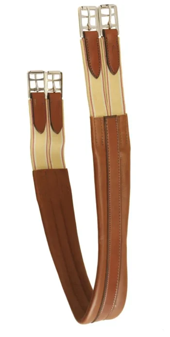 New TORY LEATHER Company English Contour Girth With Elastic Ends